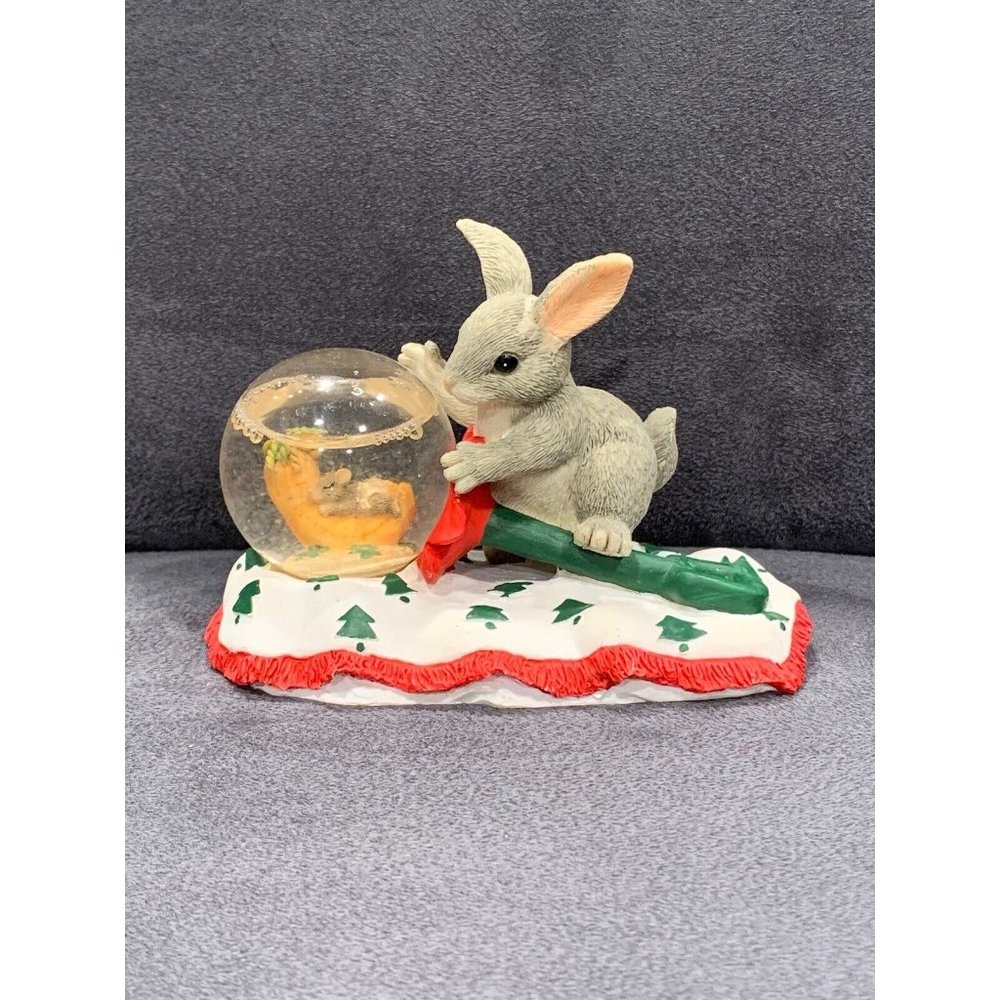 Fitz And Floyd Charming Tails “Baby’s First Christmas” Figure
